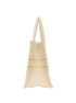 Medium Dior Book Tote, &pound;850, Handbags, Gold/White, Canvas, Side view